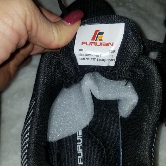 Furuian Steel Toe Shoes for Men Women Lightweight Safety Shoes Comfortable Steel - Picture 9 of 15